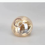 vase moderne or noir marbre boule verre support marbre fleurs artificielles table decorationintérieur