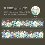 ruban washi multicolore fleurs cactus moderne journal scrapbooking projet diy planner cartes adhésif