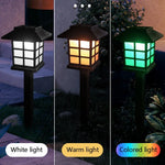 lumière solaire led jardin noire moderne transparente ip65 5v 60lm flux