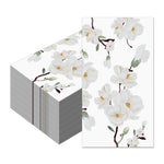 serviettes table papier jetables motif floral mariage décoration fête anniversaire classique