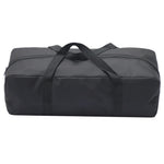 sac rangement oxford noir utilitaire tente vêtements outils fermeture éclair sangles réutilisable voyage camping