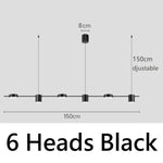 luminaire suspension led moderne rond noir or salon cuisine chambre
