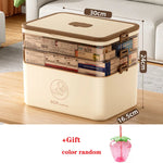 boîte médicaments transparente moderne réutilisable portable blanc beige