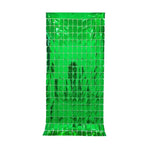 rideau pluie soie bleu rouge rose vert violet or carreaux miroir moderne festif happy