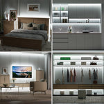 ruban led flexible blanc moderne interrupteur connecteur usb adhésif éclairage cuisine décoration chambre salon