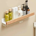 étagère murale bois blanc moderne rangement salle bain efficace anti humidité résistante corrosion minimaliste