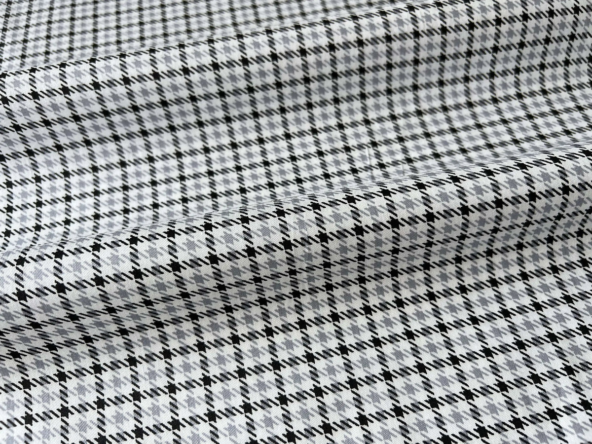 tissu coton imprimé carreaux bleu clair gris rouge jaune classique 160cm bricolage textile maison