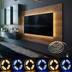 ruban led 5v 60leds blanc doré adhésif moderne 3000k 6000k usb secteur