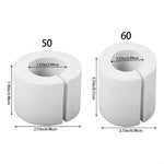 écarteurs rideaux blancs texture moderne clips facile pack 14 pièces 50mm 60mm drapery spacers