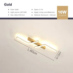 lampe moderne minimaliste noir blanc rectangulaire lisse 60cm 80cm 100cm 120cm led stepless dimming