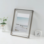 cadre photo carré acrylique transparent moderne suspension murale décoration intérieure