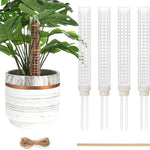 supports plantes pliants adhésifs cordelettes piquets blancs verts modernes intérieur