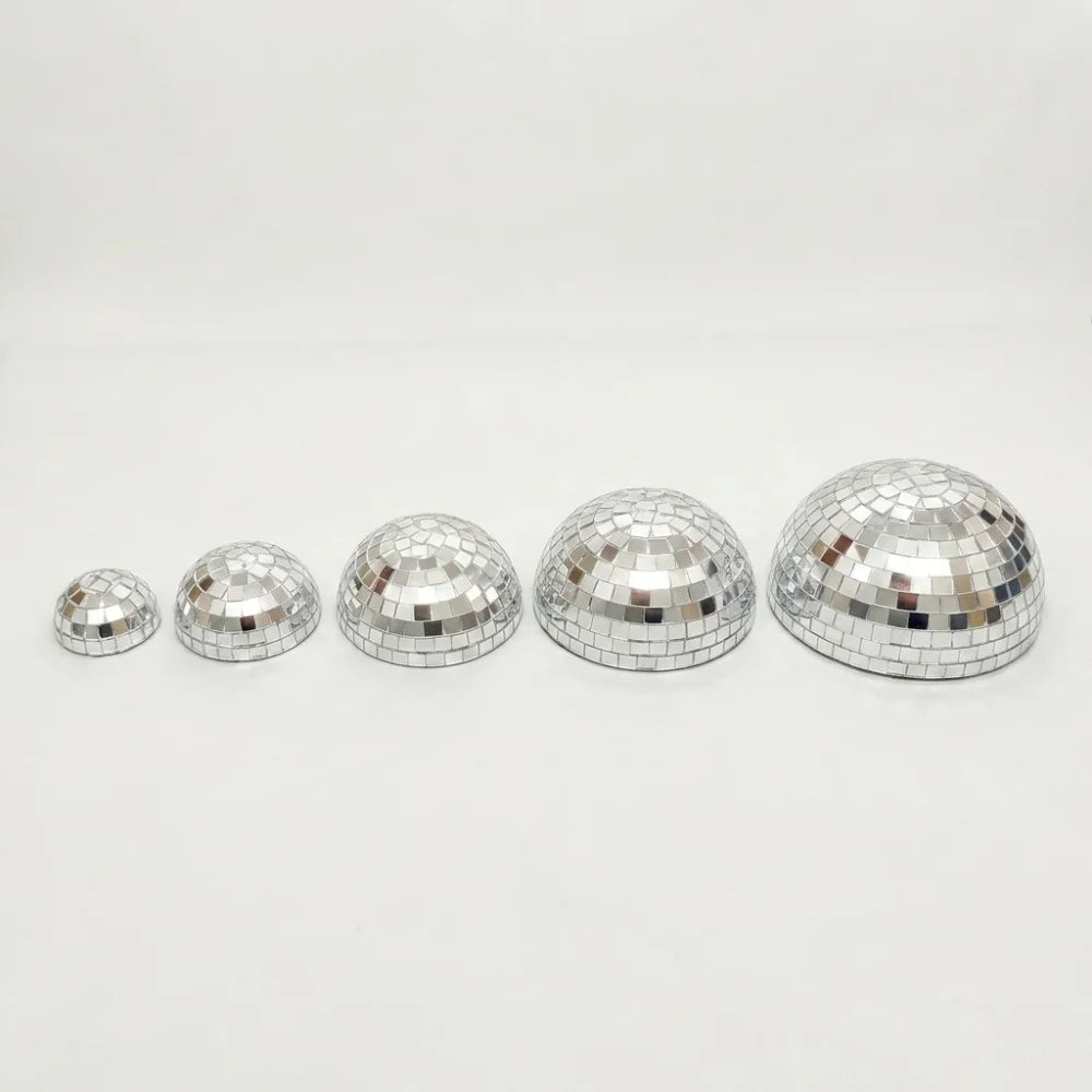 décoration murale moderne stickers disco argentés miroirs brillants adhésifs 4cm 6cm 8cm 10cm 12cm