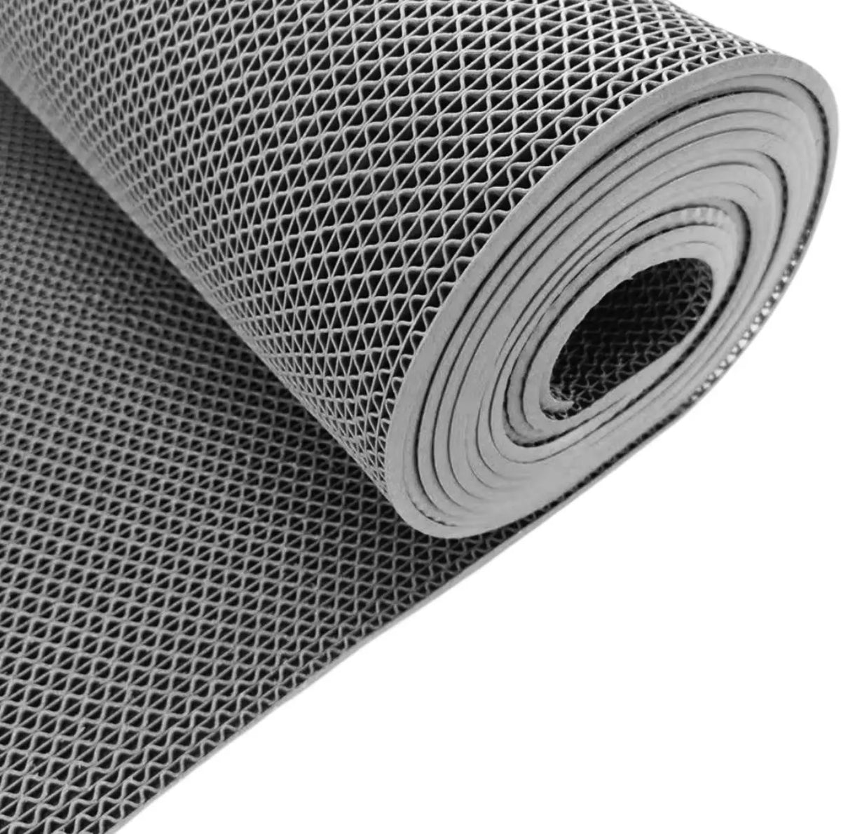 tapis bain antidérapant maille fine moderne hydrofuge cuisine sol salle bain gris