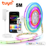 ruban led multicolore moderne 12v wifi contrôlable télécommande application mobile