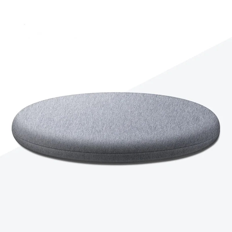 coussin siège mousse mémoire forme polyester amovible lavable moderne gris doux fixations
