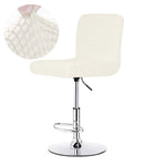 chaise haute moderne tissu carreaux rose gris violet bleu marine beige noir pied rotatif