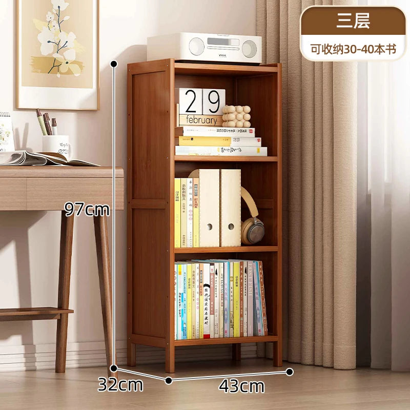 bibliothèque bois moderne 97cm haute 32cm large 43cm profonde livres rangement salon chambre pieds