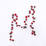 guirlande artificielle fleurs roses décoration mariage anniversaire intérieur romantique