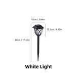 lumière solaire led moderne jardin pelouse noire ip65 abaque fixe panneau solaireaccumulateur