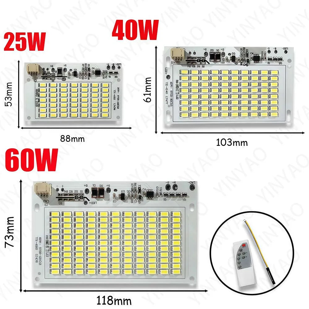 projecteur led solaire extérieur haute luminosité blanc matrice led moderne 100w 200w 6000k télécommande