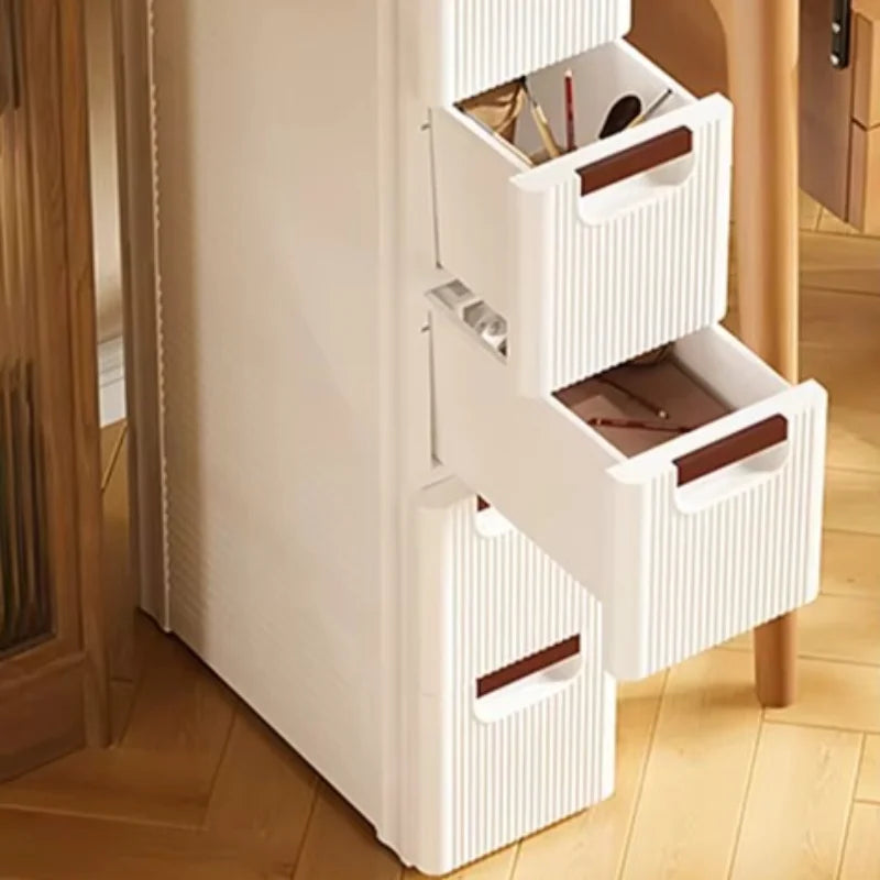 meuble rangement blanc moderne étages pieds tiroirs sans salon toilette