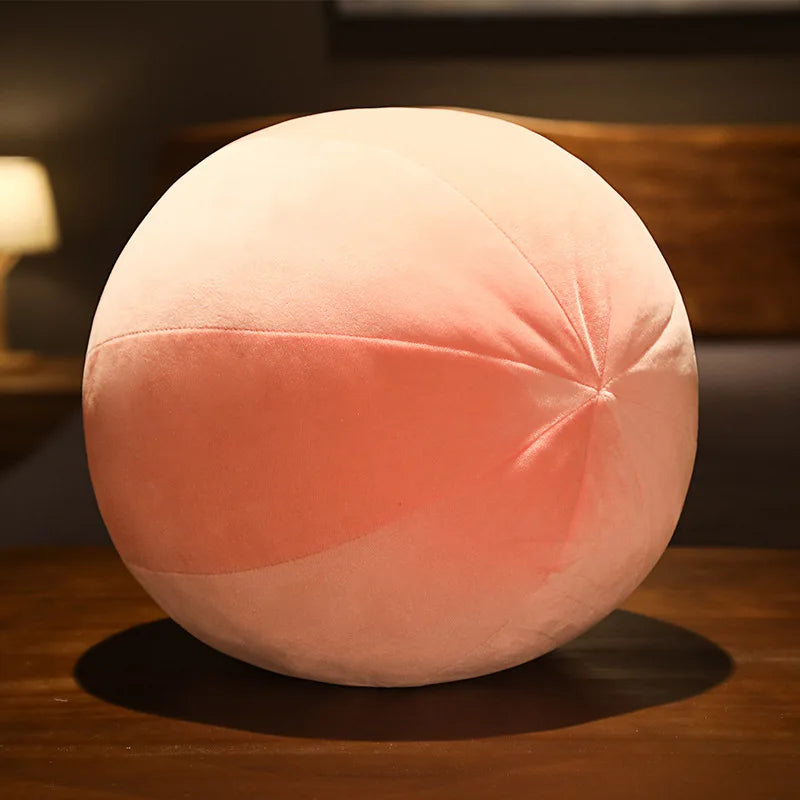 coussin rond velours rayures colorées moderne doux mousse pe amovible lavable adultes chambre lit
