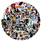sticker cartoon personnages scènes textes vampires edward twilight opaques adhésifs collection diverses