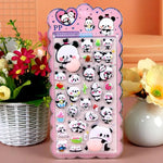 autocollants 3D animaux mignons fruits gâteaux nuages coeurs kawaii adhésifs