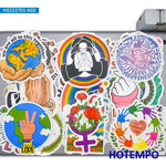 sticker adhésif pop art graphique diy decoration multicolore guitare skate helmet moto voiture bicyclette