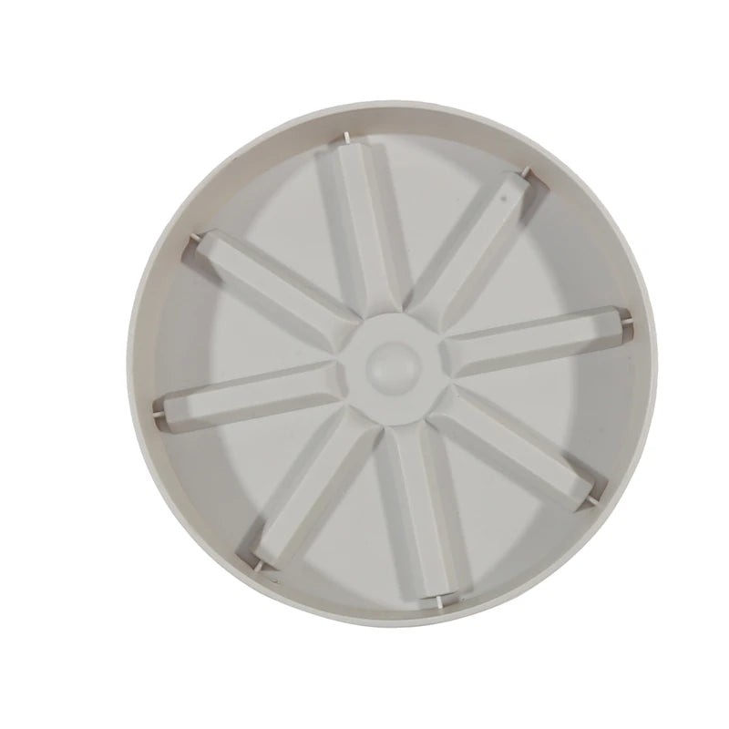 assiettes jardin rayées résine moderne vert gris blanc robustes poignées intérieur extérieur