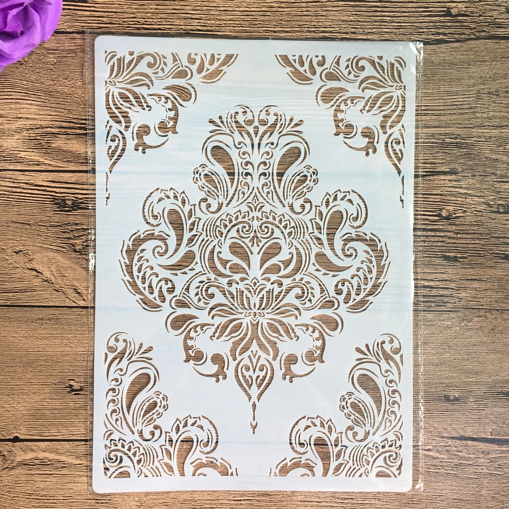 Cadre A4 réutilisable utilisé pour scrapbooking et projets créatifs