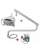 lampe moderne blanc fixée tringle corps base métal