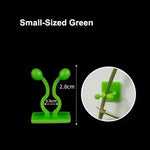 fixateur mural plantes adhésif plastique vert simple moderne support plante colles