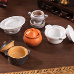assiettes miniatures dessert blanc noir assiettes rustiques classiques textures marbrées accessoires cuisine poupée
