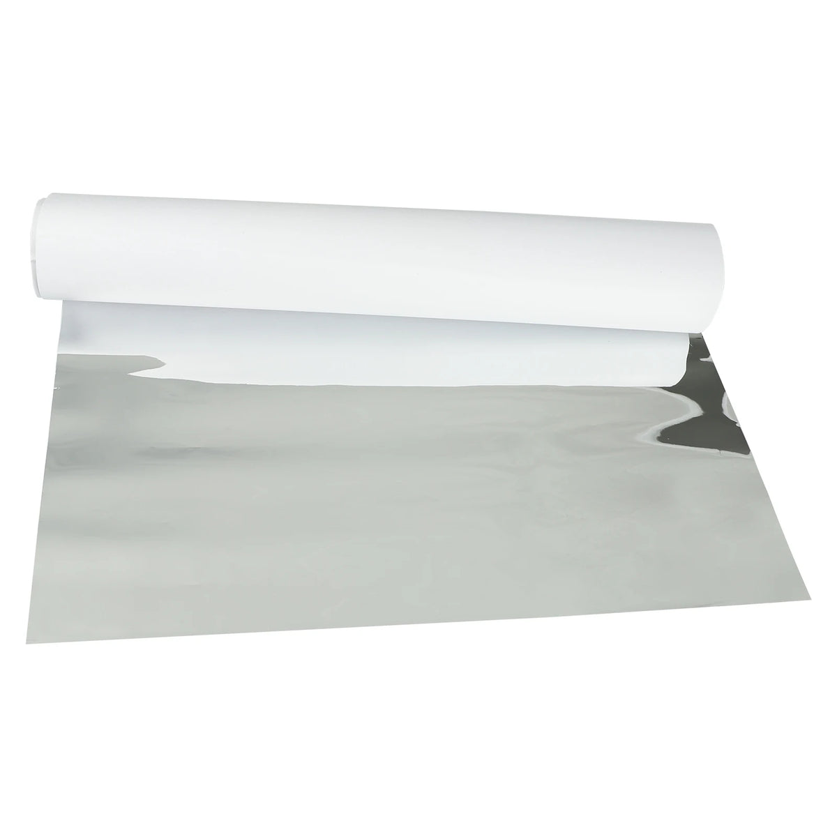 miroir auto adhésif flexible imperméable argenté moderne salle bain 50x100cm lisse sans cadrerollable déroulable