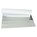 miroir auto adhésif flexible imperméable argenté moderne salle bain 50x100cm lisse sans cadrerollable déroulable