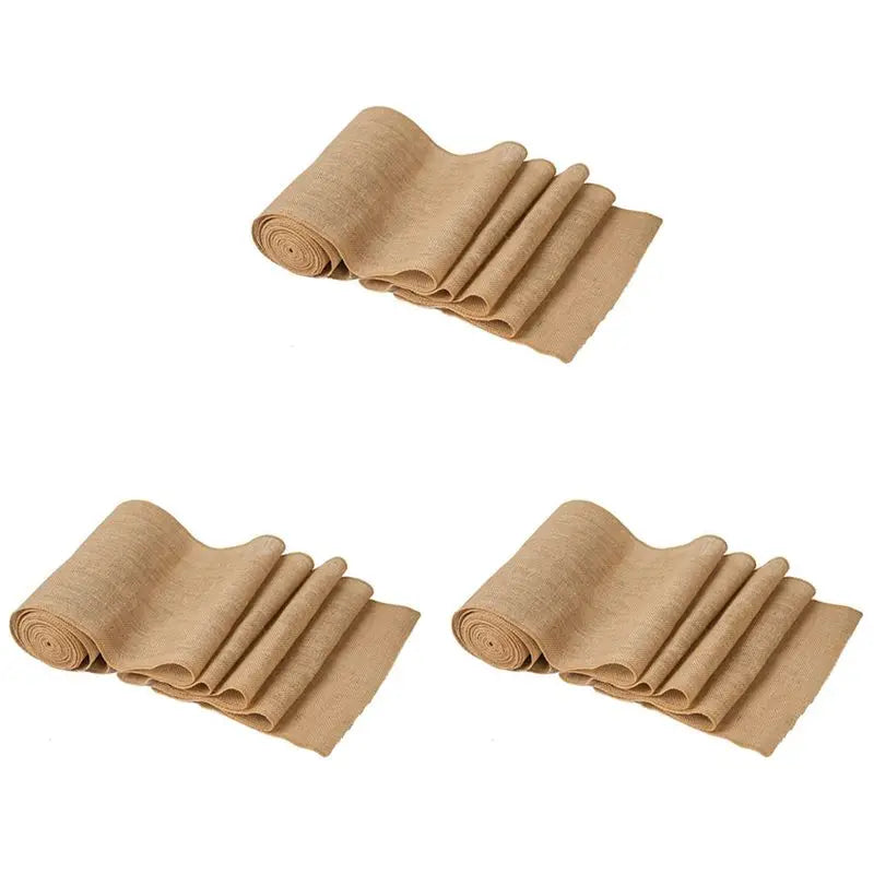 chemin table burlap jute rustique 10m 30cm decoration noel table voile naturelle