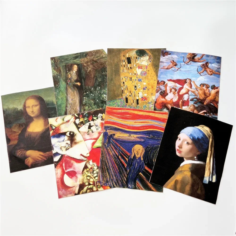 tissu brocart polyester reproductions œuvres art classique moderne 20x25cm opaque bricolage matériaux