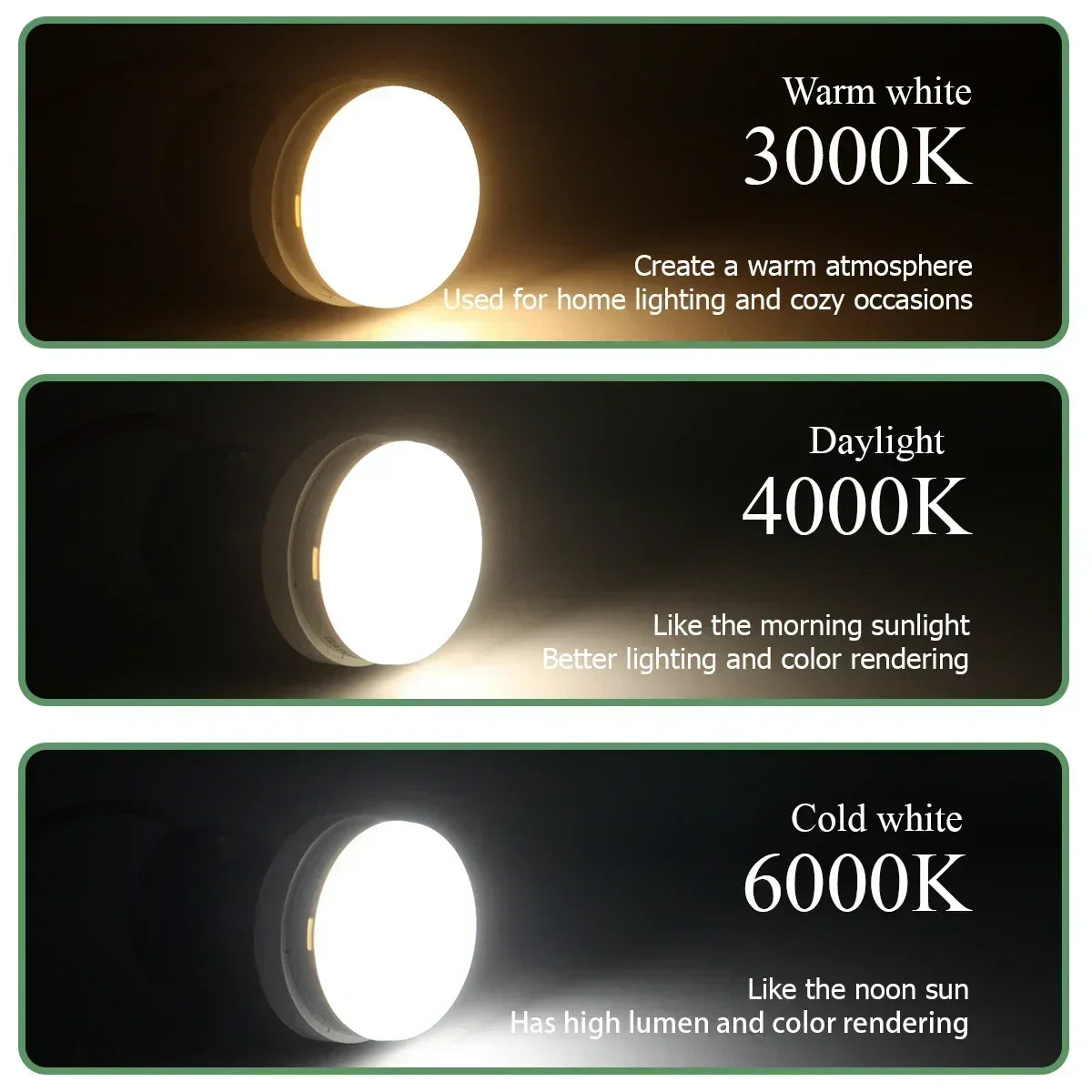 projecteur led blanc 3000k 4000k 6000k ac85265v 5w 7w 9w 12w 15w naturel moderne