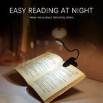 lampe lecture led rechargeable portable clipser flexible noir moderne chambreétudelectureportable