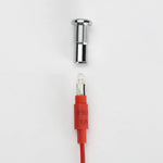 ampoule led 12v 24v bleu rouge vert jaune blanc métal brillant moderne vis câble