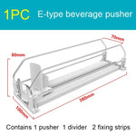 organisateur boissons canettes bouteilles conserves réfrigérateur support extensible réglable plastique métal moderne utilitaire