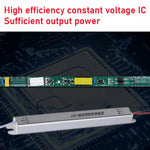 alimentation électrique led driver ultrafin 12v 24v 24w 36w 48w 60w blanc moderne