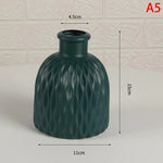 vases modernes texturés couleurs blanc vert rouge rose orange décoration intérieure extérieure minimaliste