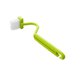 brosse nettoyer wc rose bleu vert moderne pois blancs adhésif fixe poignée portable respectueux