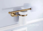 toilette brosse support mural cuivre or blanc classique durable rond lisse opaquet