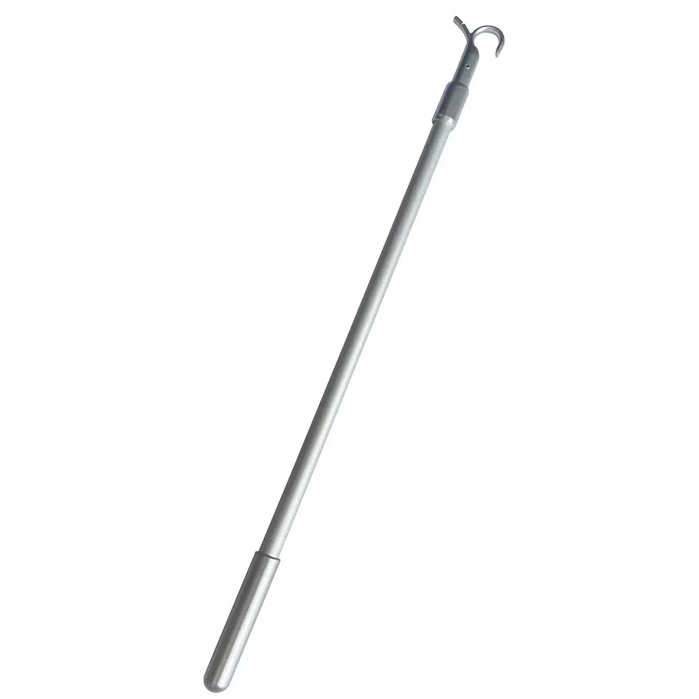 crochet télescopique argenté moderne adhésif facile rideau traction fenêtre toit ouverture aluminium lisse opaque