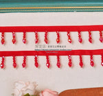 rubans décoratifs pendantes mariage bleu noir rose vert marron beige