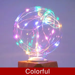 ampoules led décoratives filament effet constellation couleur changeante e27 transparentes modernes chambre festive